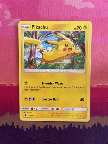 Pokemon card pikachu sm04 - pokemon,