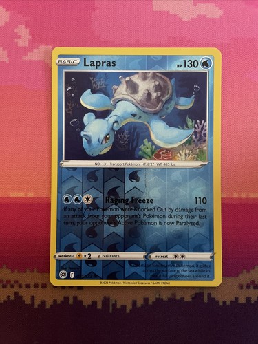 Pokemon card lapras - pokemon,