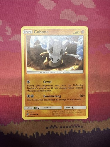 Pokemon card cubone unified - pokemon,