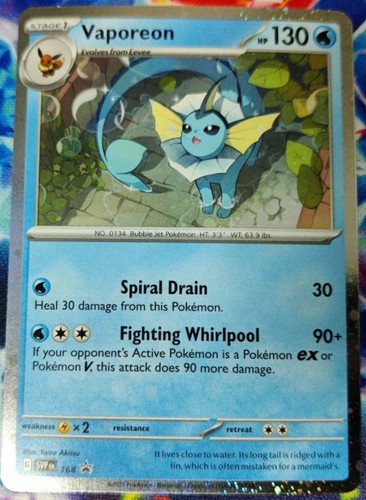 Vaporeon svp 168 - 168, (cosmos