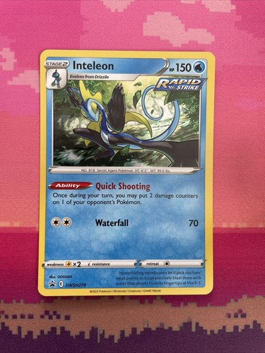 Pokemon card inteleon swsh279 - inteleon,