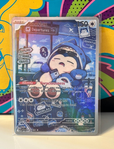 Snorlax pokemon card display - snorlax,