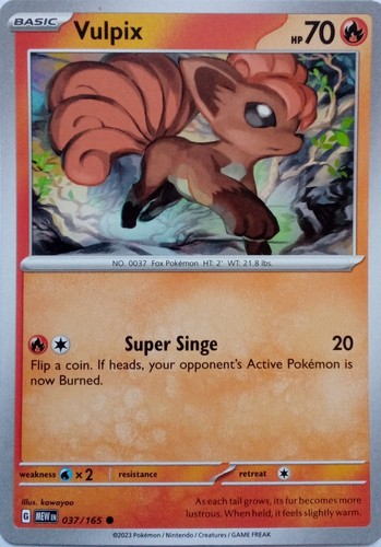 037 165 vulpix - 037/165, |