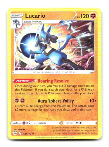 Lucario 172 promo - promo, deck