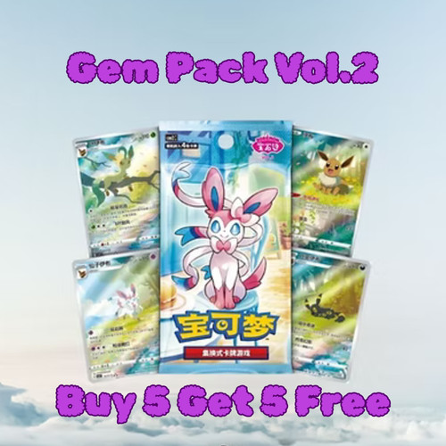 Pokemon chinese gem pack - gem,