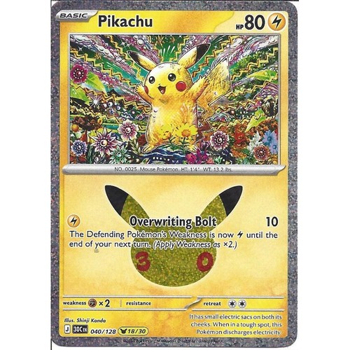 040 128 pikachu rare - 040/128, :