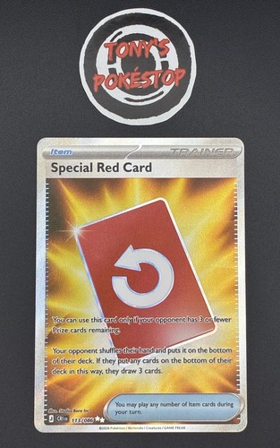 Special red card 113 086 - red, chaos