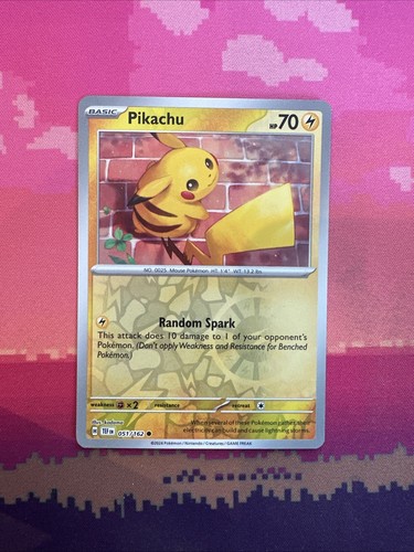 Pokemon card pikachu temporal - card,