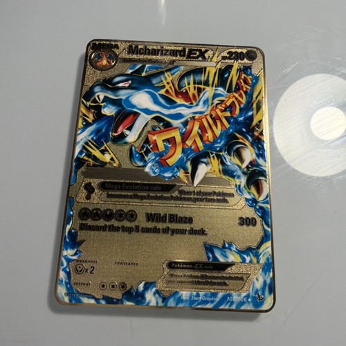 Mcharizard gold metal - gold,