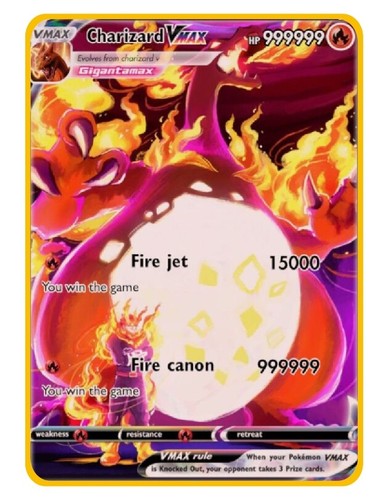 New charizard vmax 999999point - vmax,