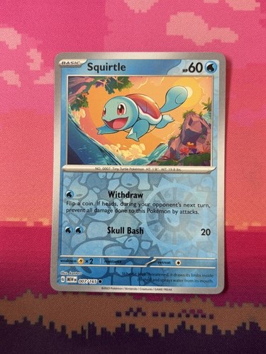 Pokemon card squirtle 151 - squirtle,