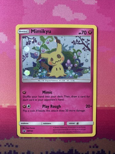 Pokemon card mimikyu sm163 - mimikyu,