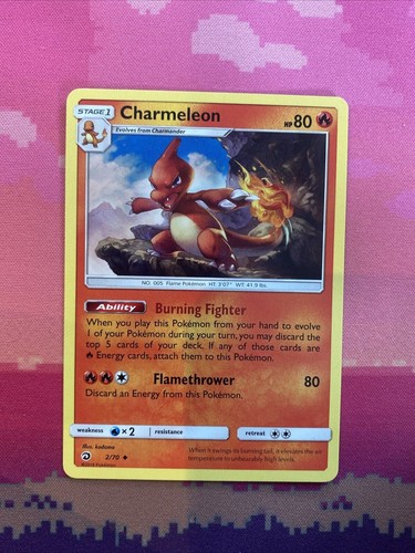Pokemon card charmeleon dragon - card,