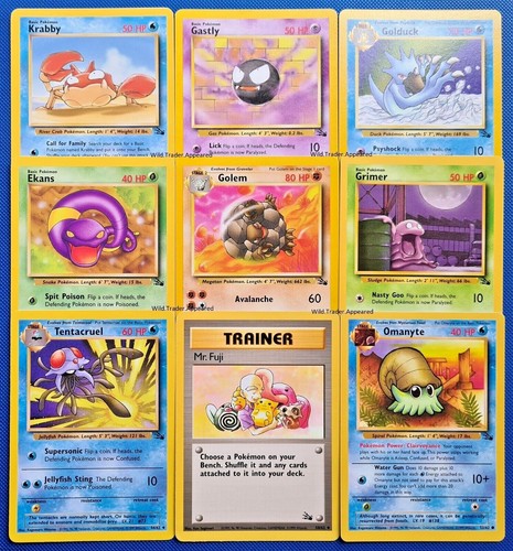 Fossil pokemon card singles - fossil,