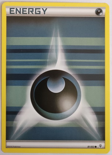 Pokemon card darkness energy - card,