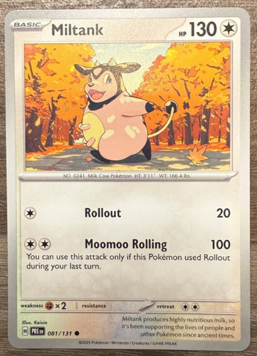 Miltank 081 131 common - miltank, 081/131