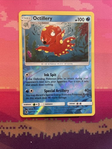 Pokemon card octillery crimson - card,