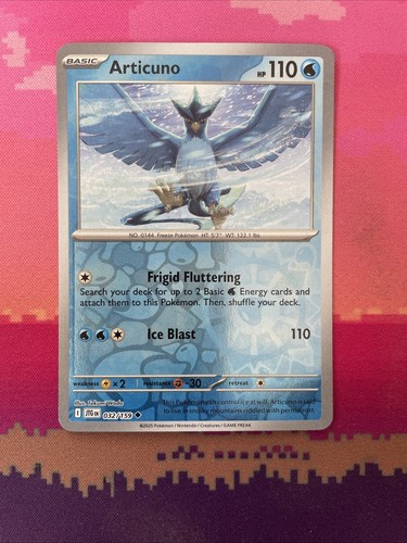 Pokemon card articuno - articuno, journey