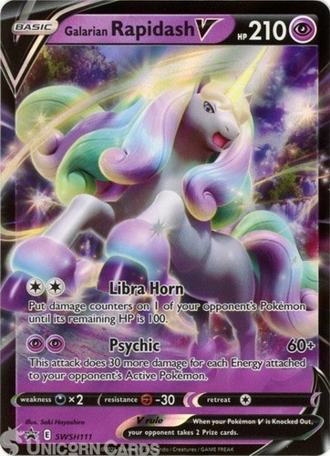 Galarian rapidash swsh111 - v,