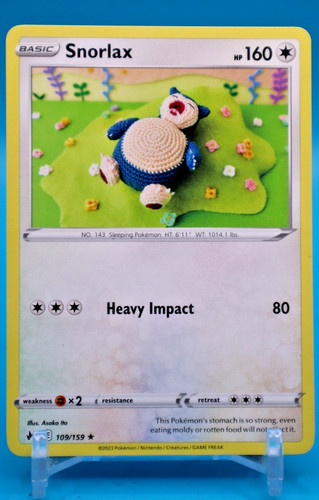 Pokemon card snorlax - card, crown