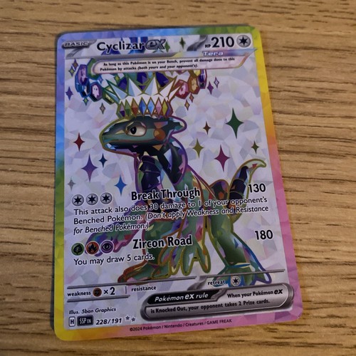 Pokemon card cyclizar - cyclizar, ex