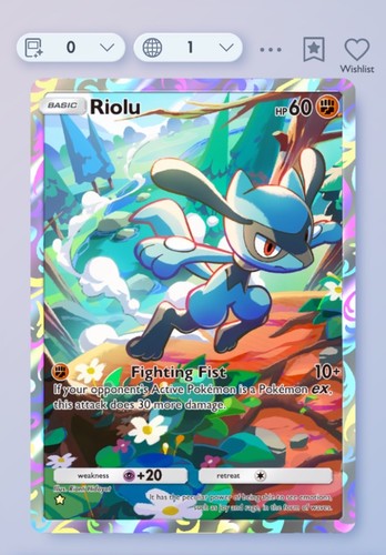Pokemon tcg pocket riolu - -,