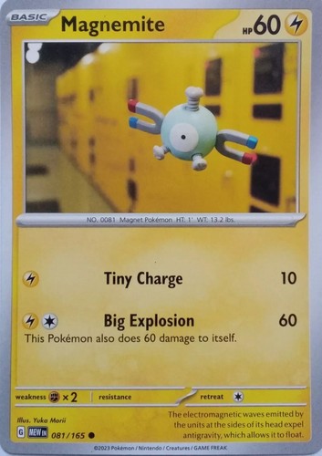 081 165 magnemite common - 081/165,