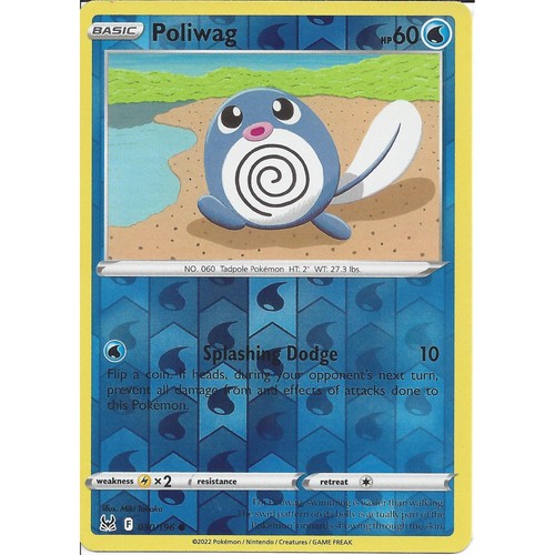 030 196 poliwag reverse - reverse, holo