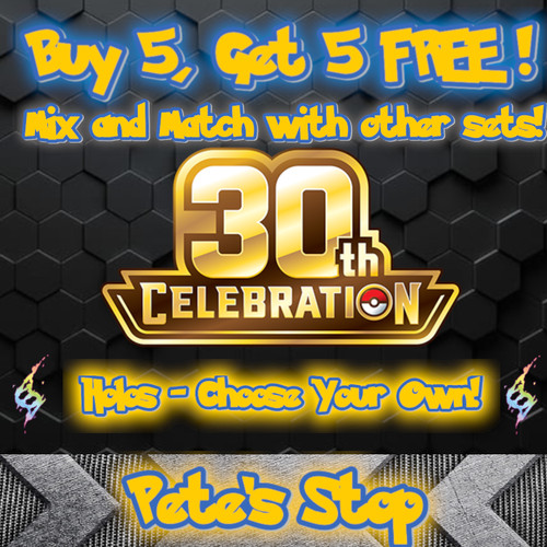 Pokemon cards 30th - cards,
