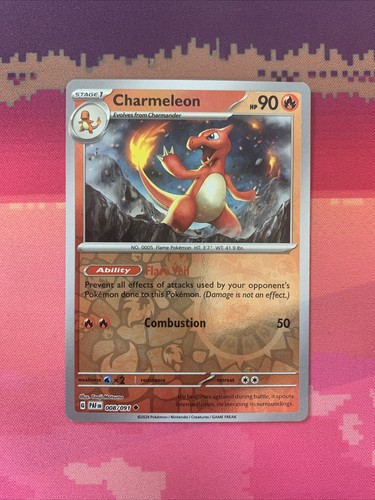 Pokemon card charmeleon - card,