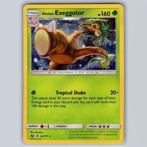 Pokemon holo alolan - holo,