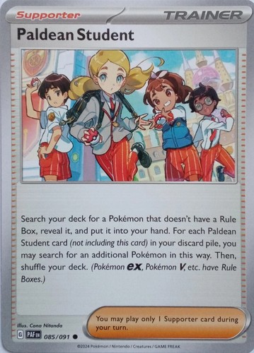 Paldean student uncommon - student,