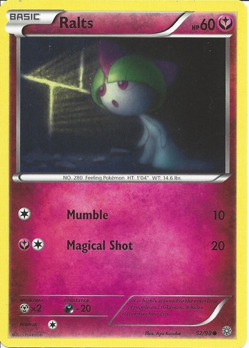 Ralts common card - ralts,
