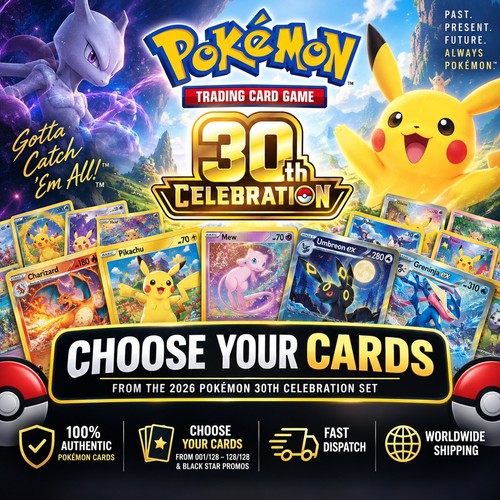 Pokemon 30th anniversary tcg - 30th,