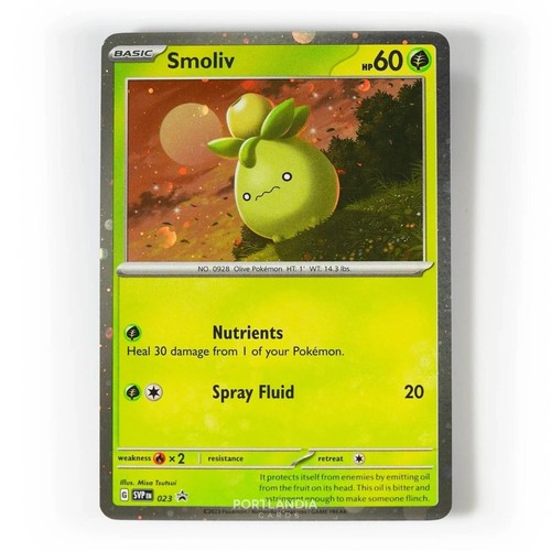 Pokemon smoliv cosmos holo - -,