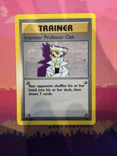 Pokemon card imposter - card,