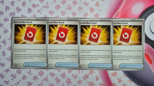 Pokemon card special red - card,