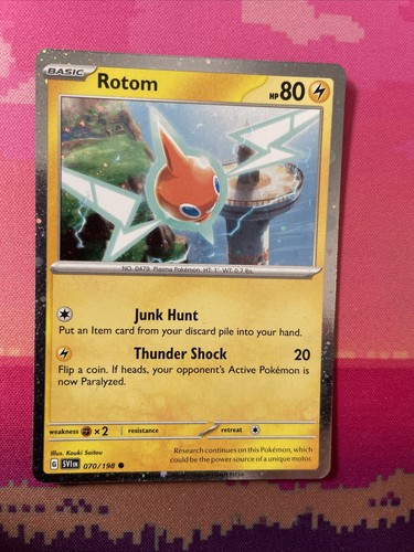 Pokemon card rotom scarlet - pokemon,