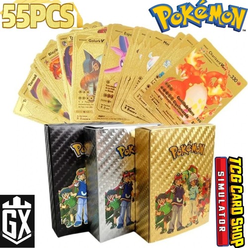 55pcs pokemon card foil - 55pcs,