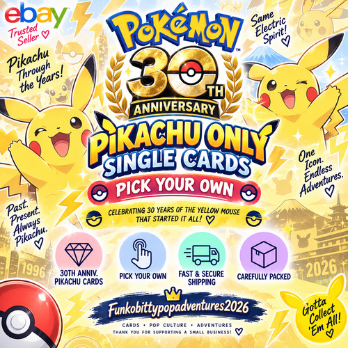 Pokémon single cards 30th - single,