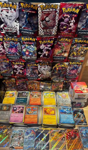 50x pokémon card bundle ex - card,