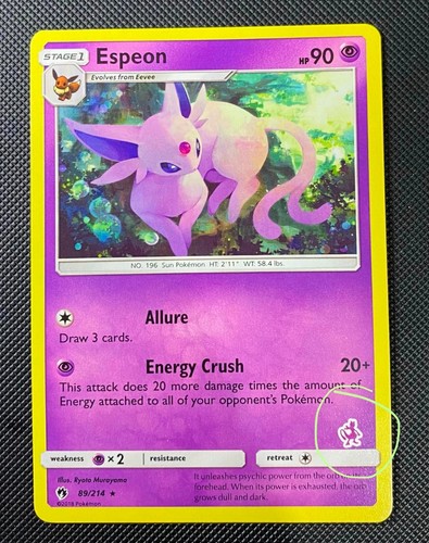 Espeon 214 nonholo mewtwo - espeon,