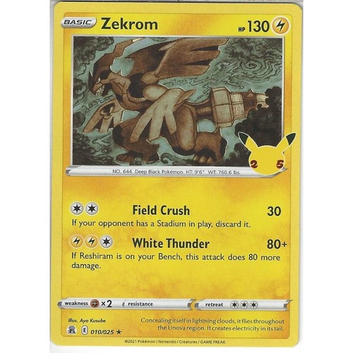 010 025 zekrom - zekrom, rare