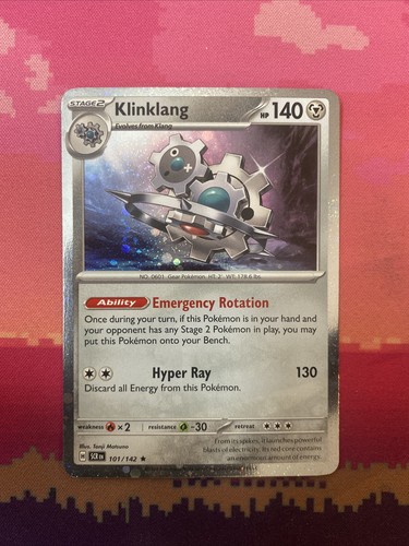Pokemon card klinklang - pokemon,