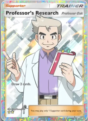 Pokémon ptcg trainers oak - pokémon,